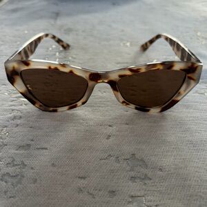 Smoky Gray Tortoise Shell Cat Eye Sunglasses